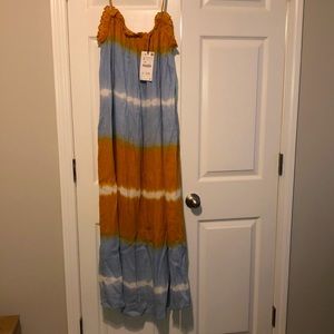 NWT Zara Tie-Dye Maxi Dress